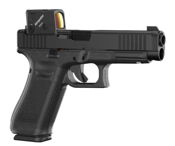 Glock halbautomatische Pistole Glock 47 A-Cut Combo mit Aimpoint COA - Kaliber 9mm Luger