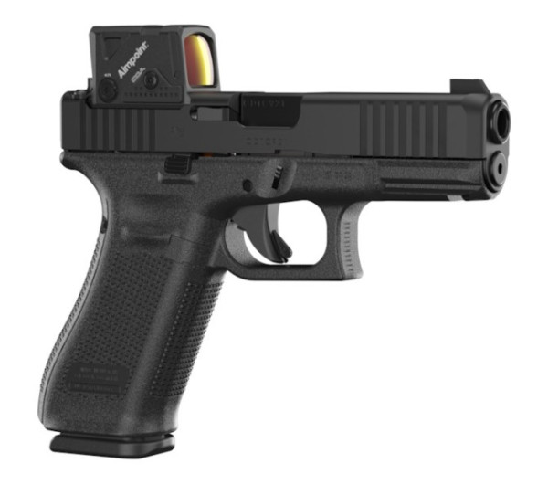 Glock halbautomatische Pistole Glock 45 A-Cut Combo mit Aimpoint COA - Kaliber 9mm Luger