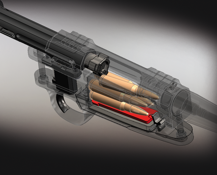 Steel Action Repetierbüchse HM Magnum - verschiedene Kaliber
